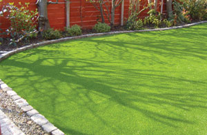 synthetic grass garden